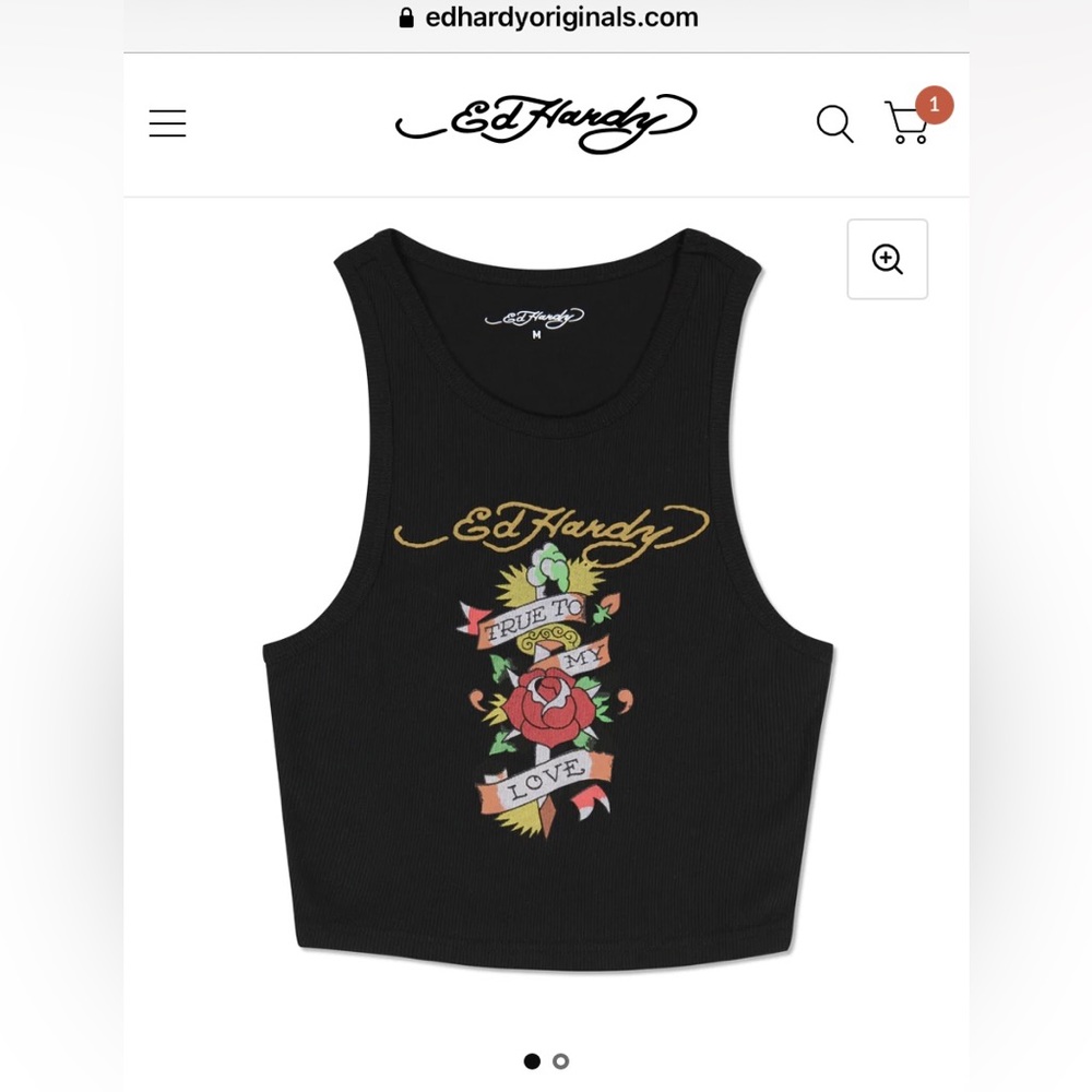 (NWT) Ed Hardy Tank Top